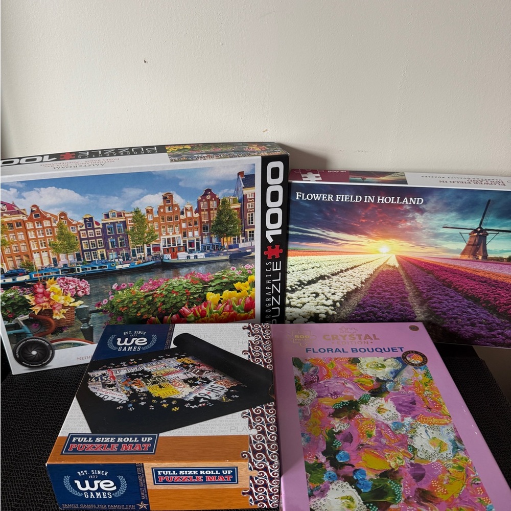 Floral Bouquet Puzzle Set